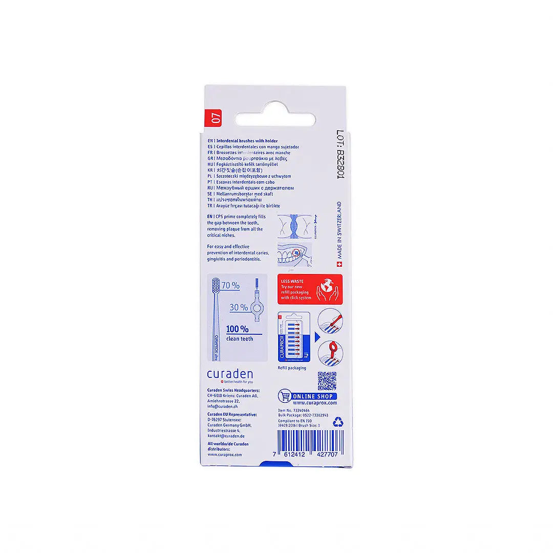 Curaprox Prime Start Interdental Brush Red-CPS07
