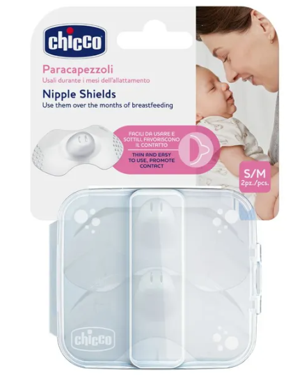 Chicco Nipple Shields Silicone S/M 2pcs-0466