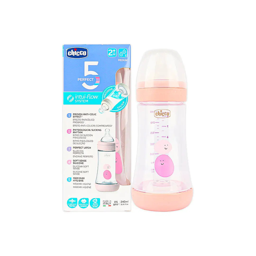 Chicco Perfect 5 Innovative System Girl Medium 240ml (2m+)-2