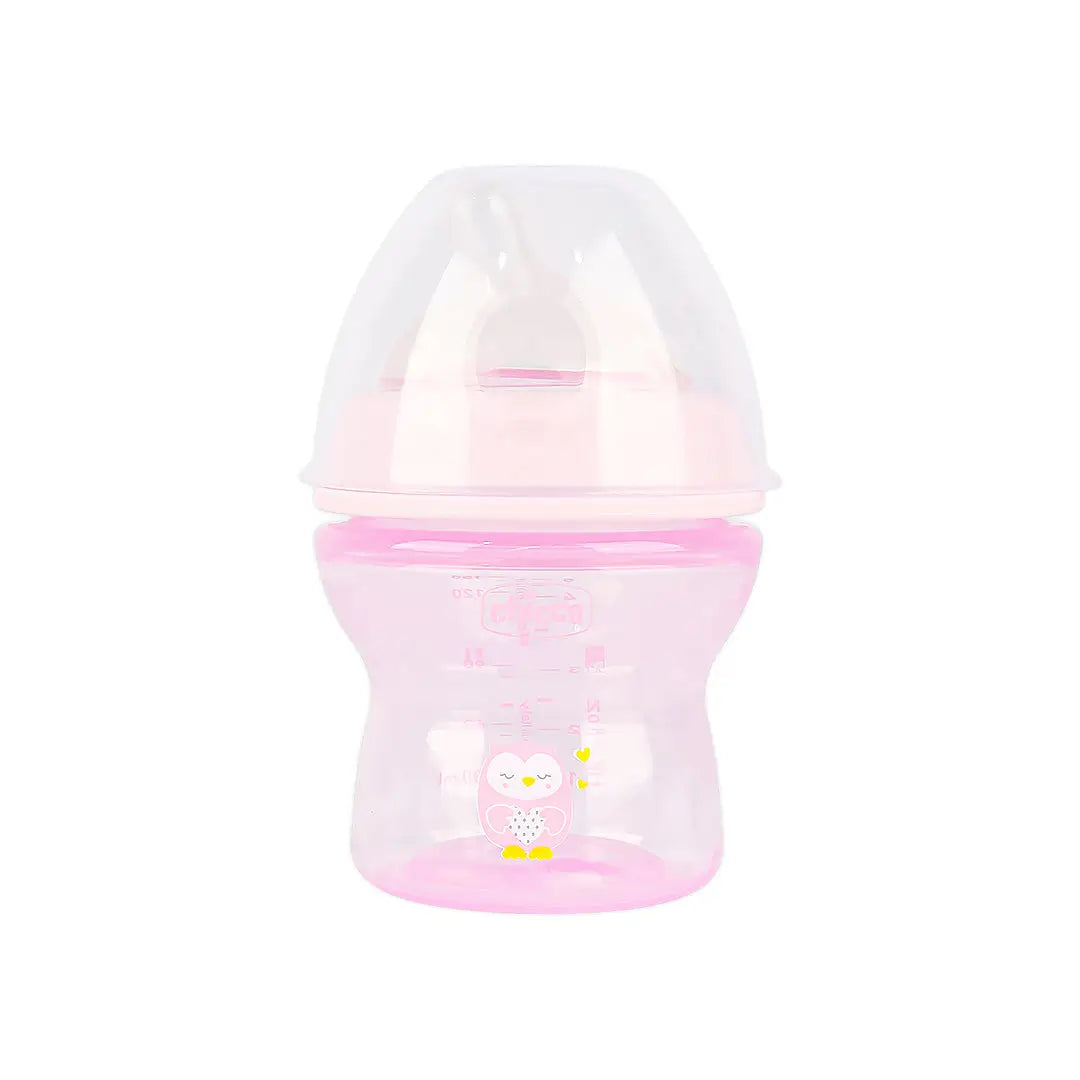 Chicco Natural Feeling Bottle Pink 150ml (0m+)-3619-0724