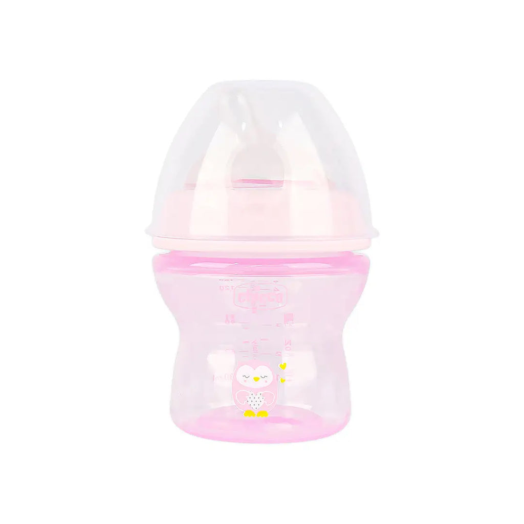 Chicco Natural Feeling Bottle Pink 150ml (0m+)-3619-0724