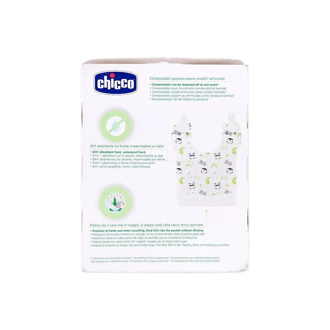 48864-Chicco Disposble Ecobibs (6m+)-36PCS +4