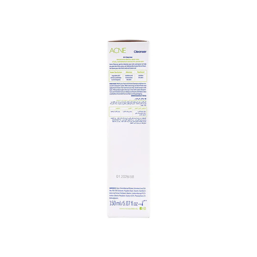 NOVACLEAR ACNE CLEANSER 150ML