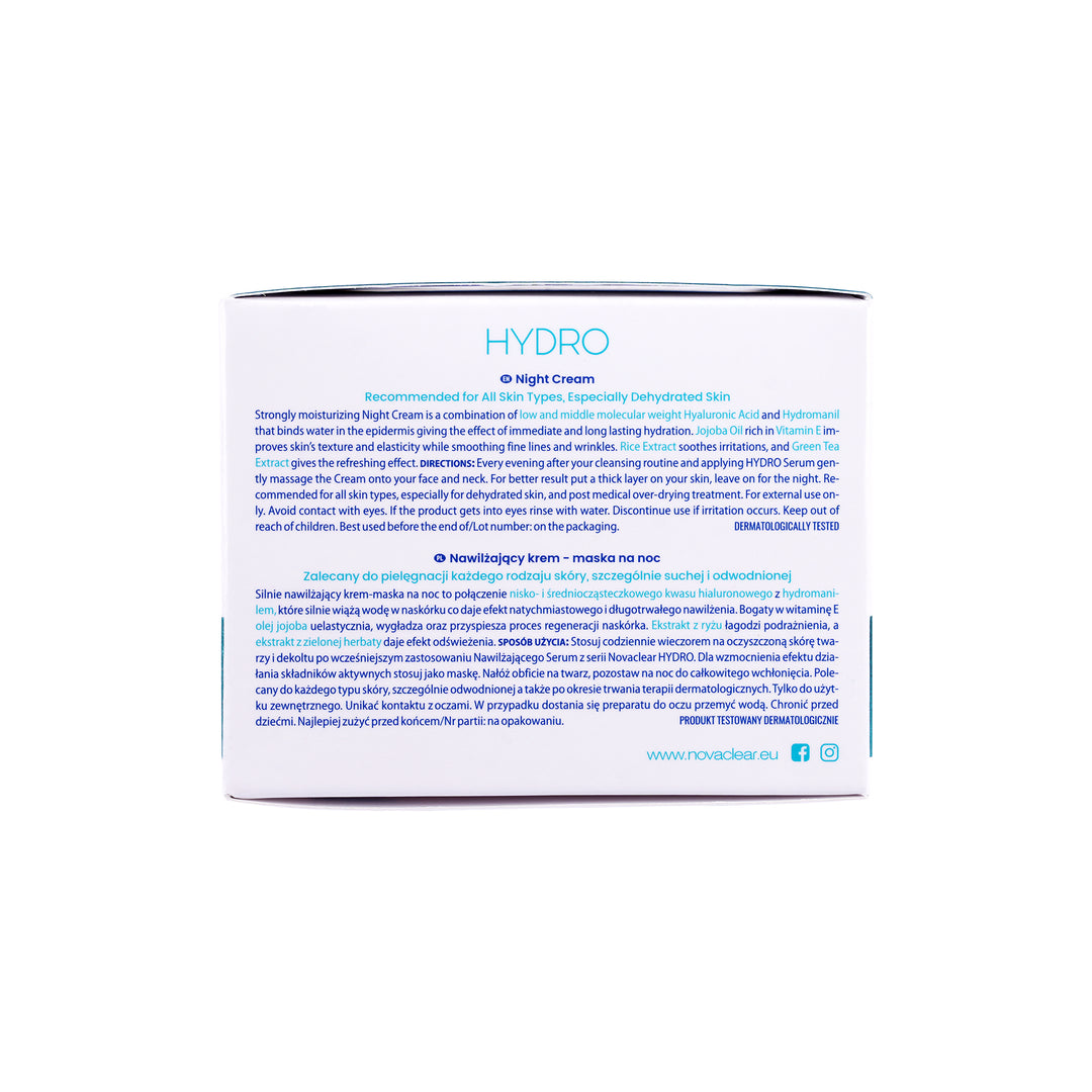 48990-NOVACLEAR Hydro Night Cream 50ml +8