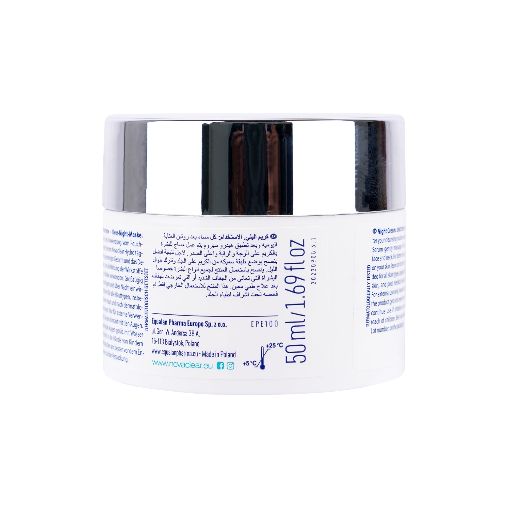 48990-NOVACLEAR Hydro Night Cream 50ml +3