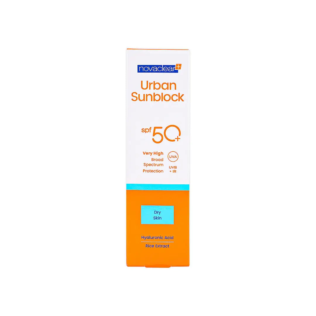 NOVACLEAR URBAN SUNBLOCK SPF50+ 40ML-DRY SKIN