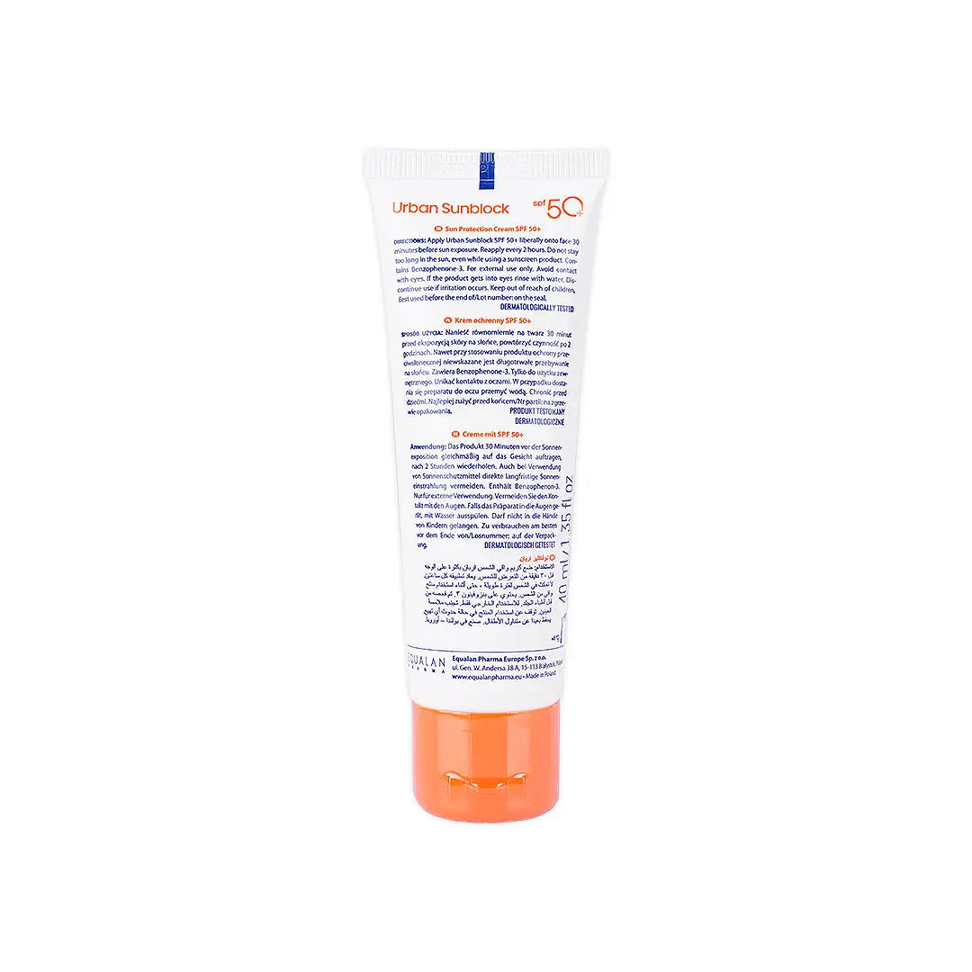 49007-Novaclear Urban Sunblock SPF50+ 40Ml-Sensitive Skin +3