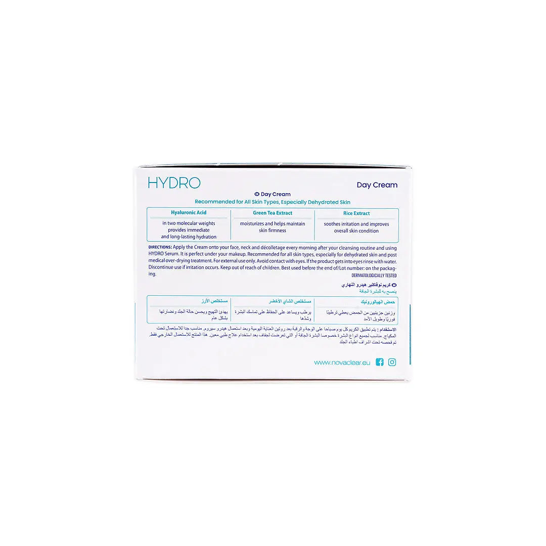 NOVACLEAR HYDRO DAY CREAM 50ML
