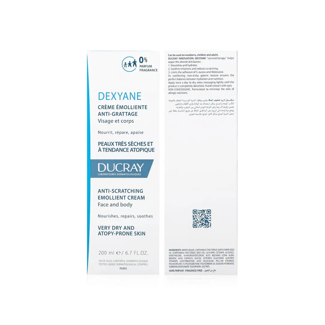 49070-Ducray Dexyane Anti-Scratching Emollient Cream 200Ml +1