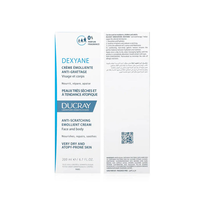 49070-Ducray Dexyane Anti-Scratching Emollient Cream 200Ml +1