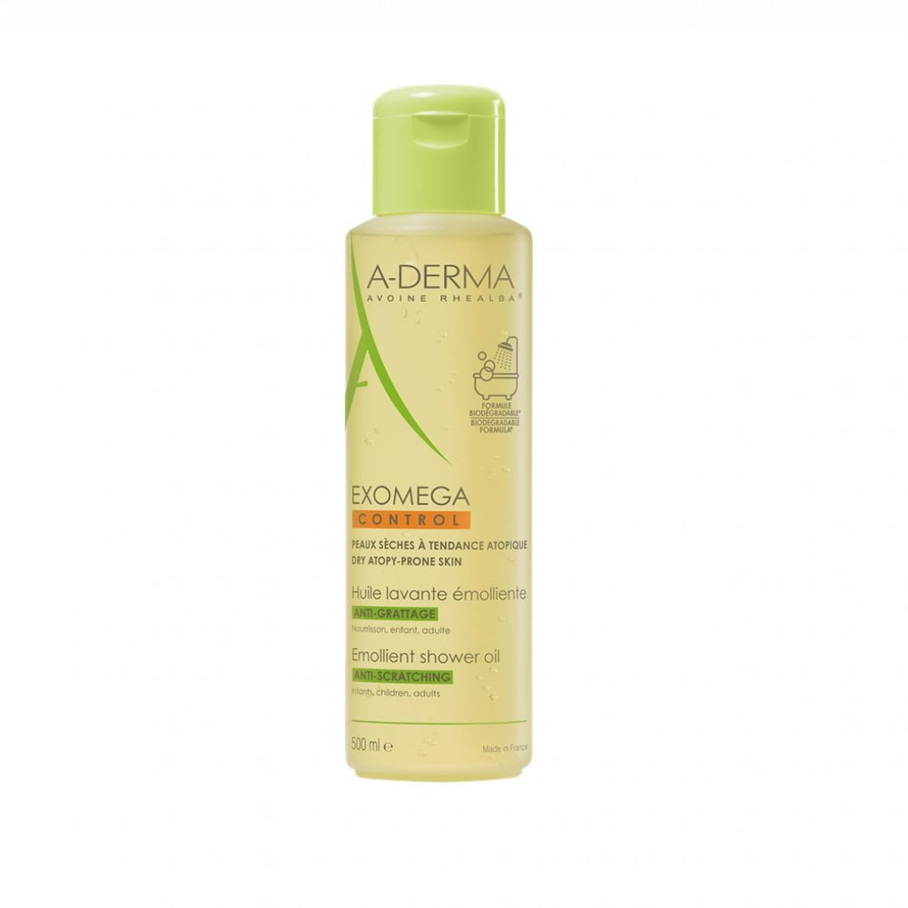 A-DERMA EXOMEGA CONTROL EMOLLIENT SHOWER OIL 200ML