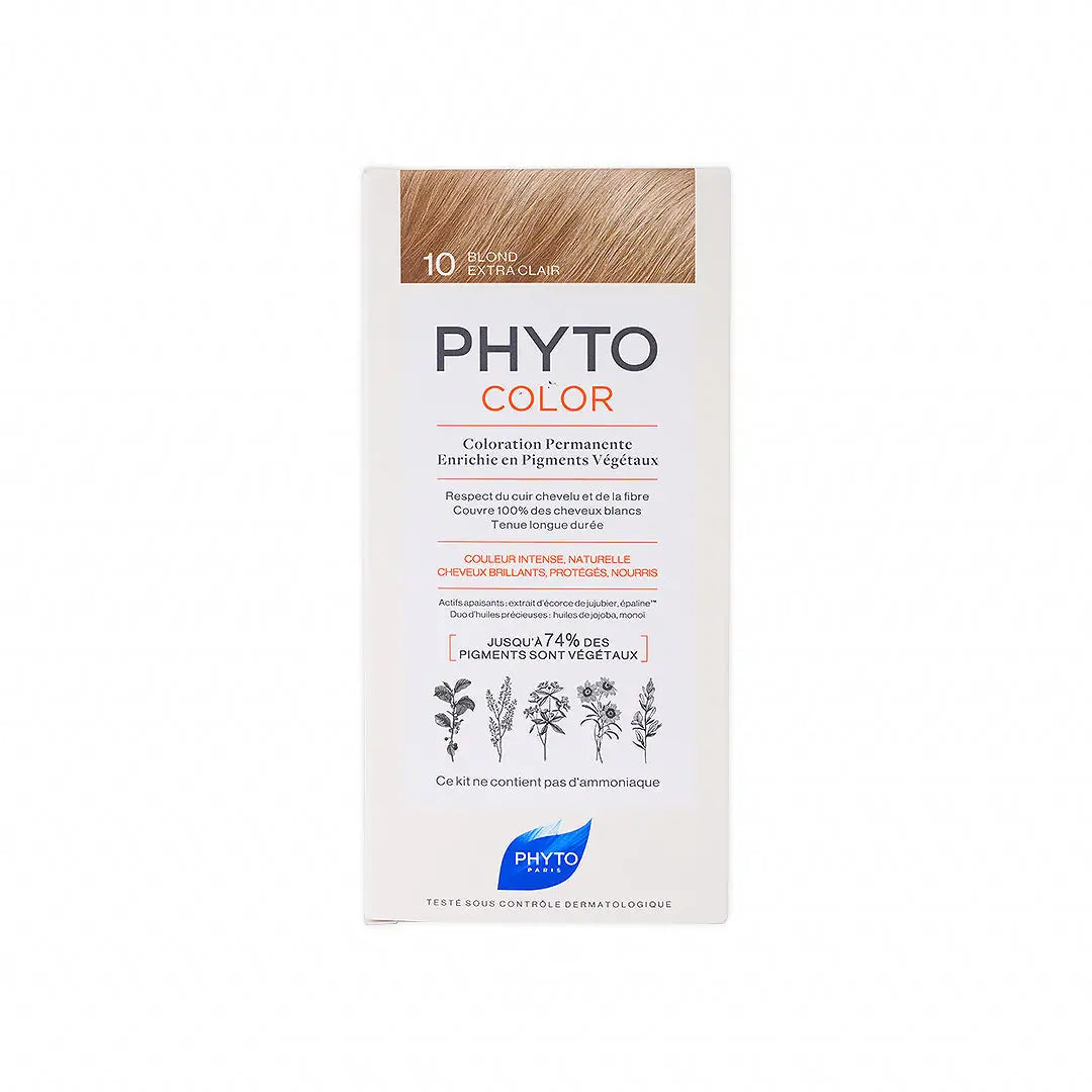 Phyto Permanent Hair Color NO.10 - Blond Extra Clear