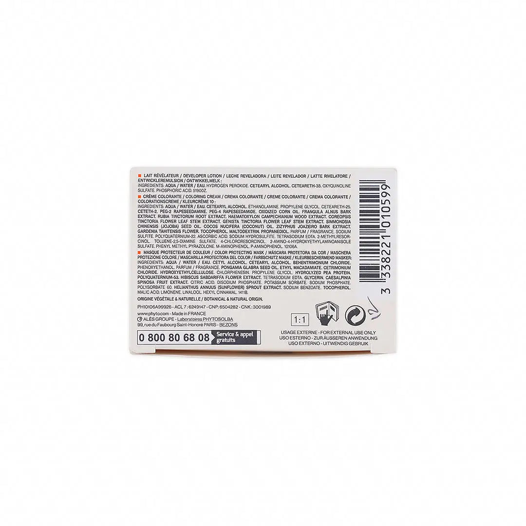 Phyto Permanent Hair Color NO.10 - Blond Extra Clear