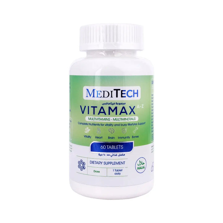49123-Meditech Vitamax A-Z Multivitamins-Multiminerals 60 Tablets +1
