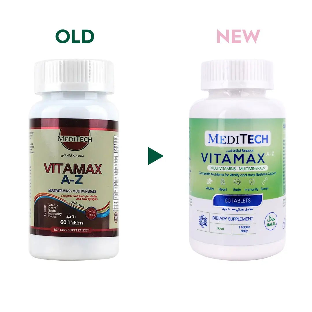 49123-Meditech Vitamax A-Z Multivitamins-Multiminerals 60 Tablets