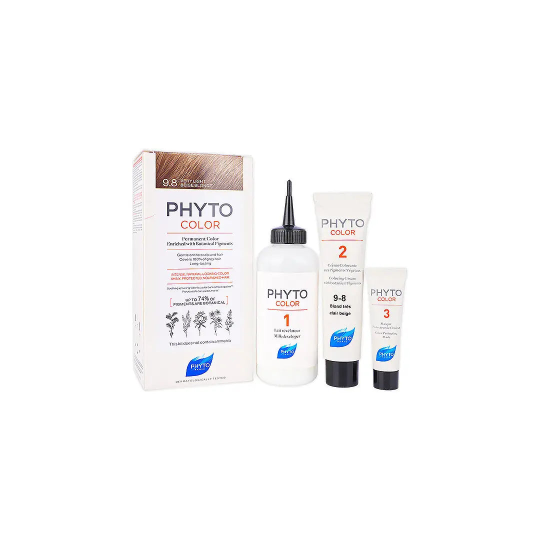 Phyto Permanent Hair Color NO. 9.8 - Tres Clair Beige