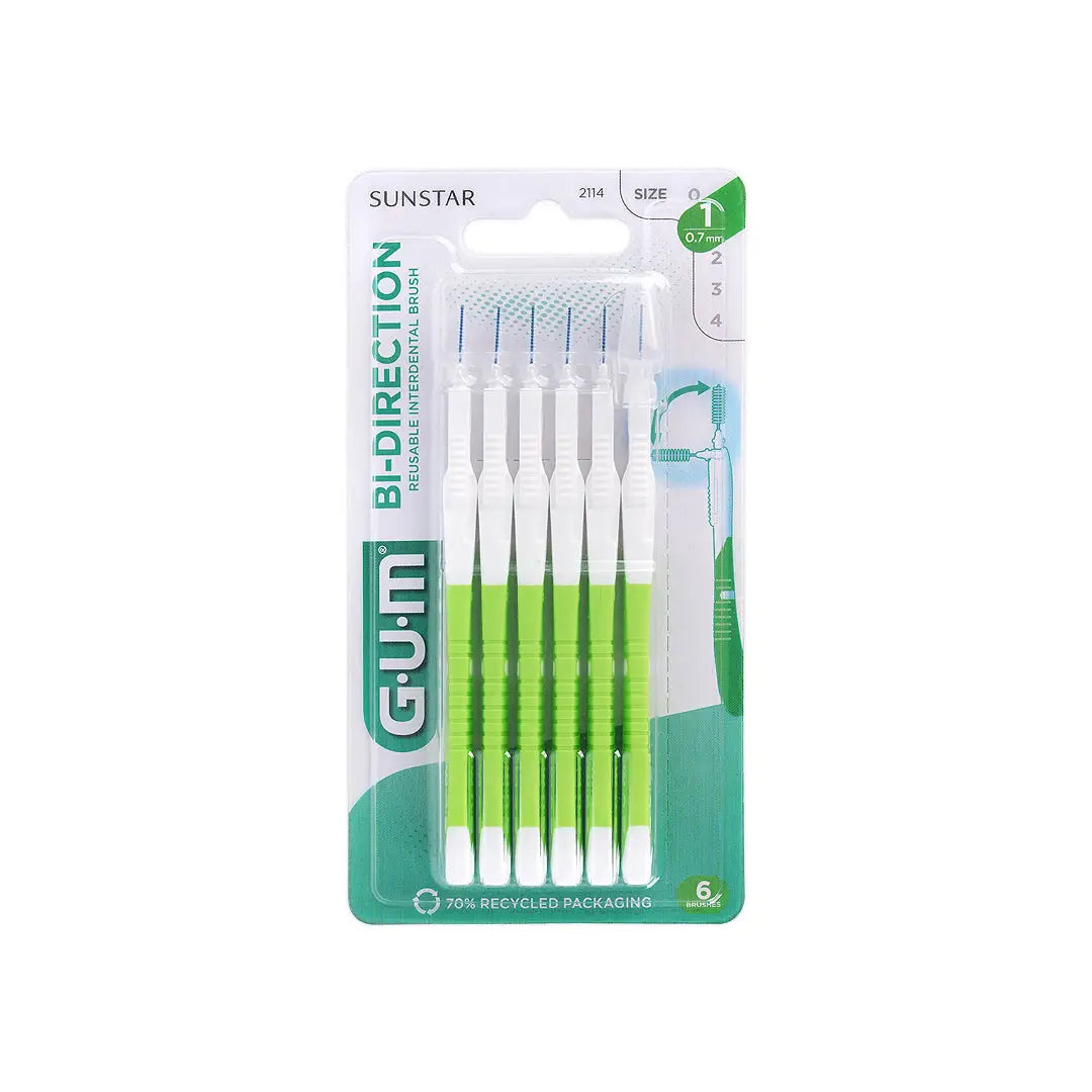 49464-GUM Proxabrush Bi-Direction Ultra Fine 0.7mm-2114