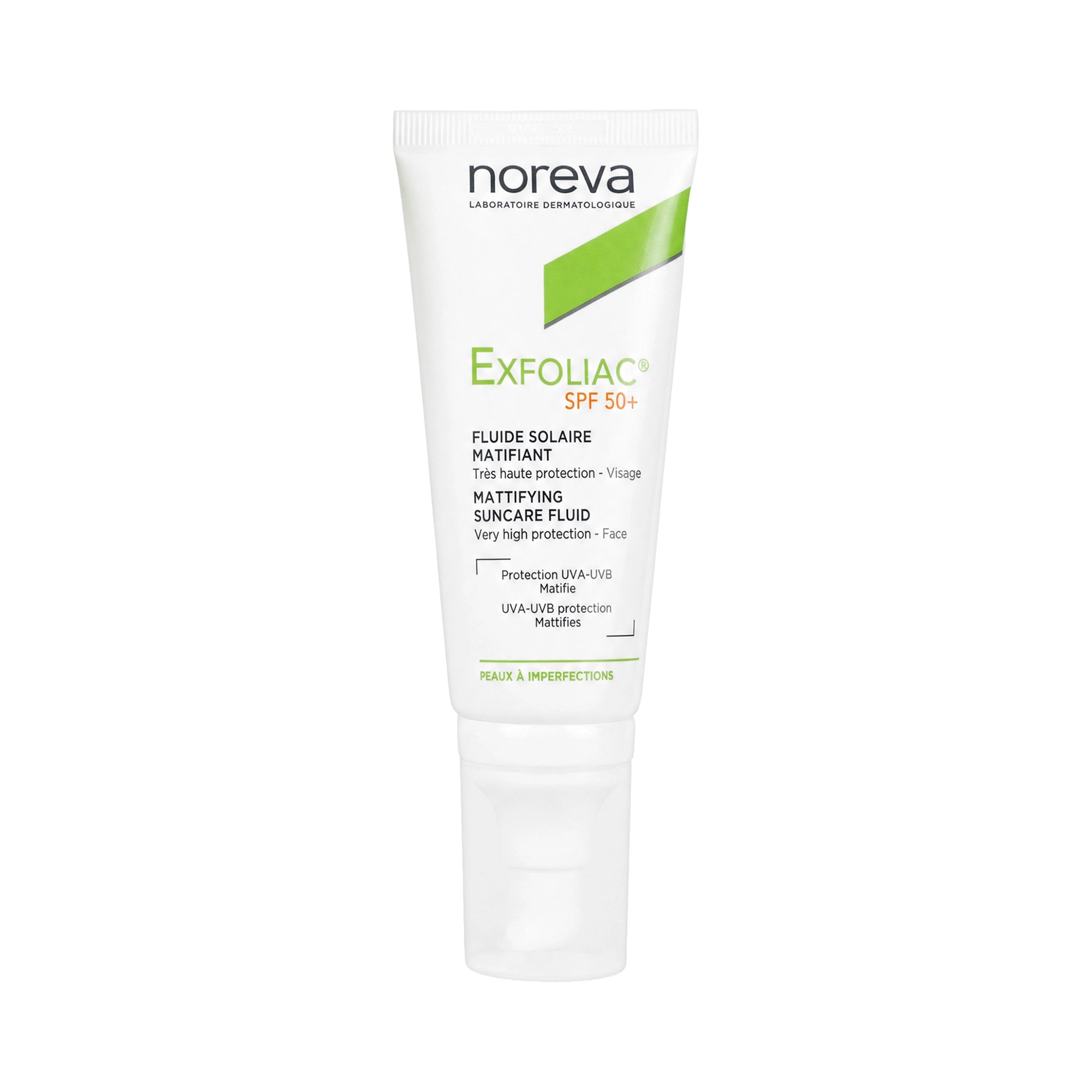Noreva Exfoliac Spf50+ Matifying Suncare Fluid 40ml