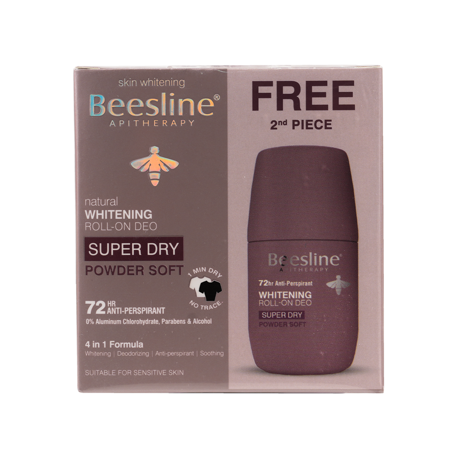 BEESLINE OFFER-WHITENING ROLL ON DEO 72H POWDER SOFT(1+1)