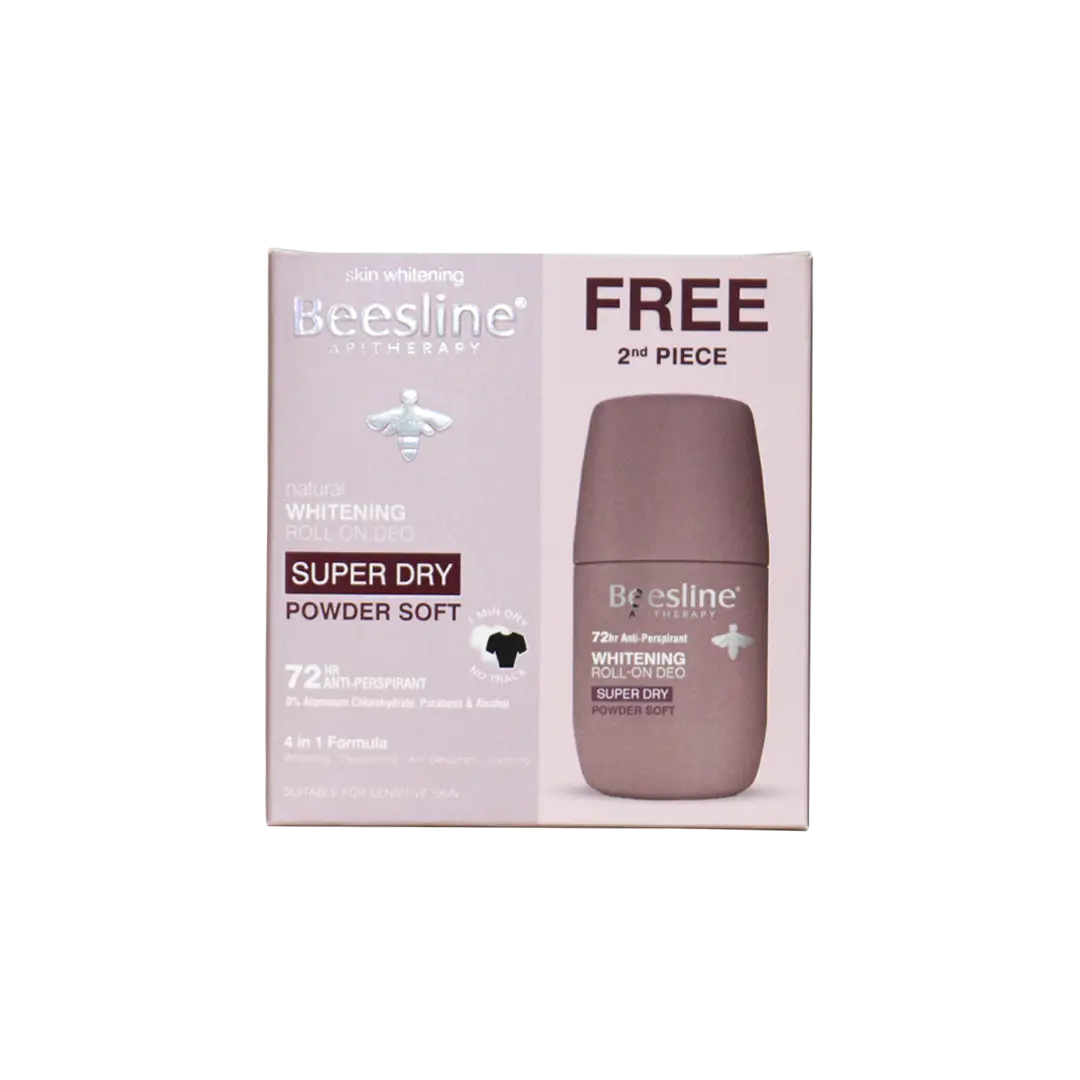 BEESLINE OFFER-WHITENING ROLL ON DEO 72H POWDER SOFT(1+1)
