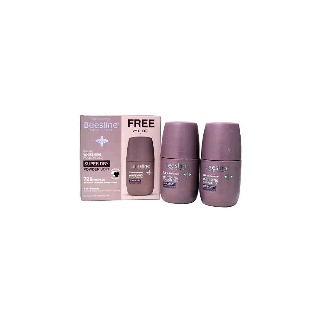 BEESLINE OFFER-WHITENING ROLL ON DEO 72H POWDER SOFT(1+1)