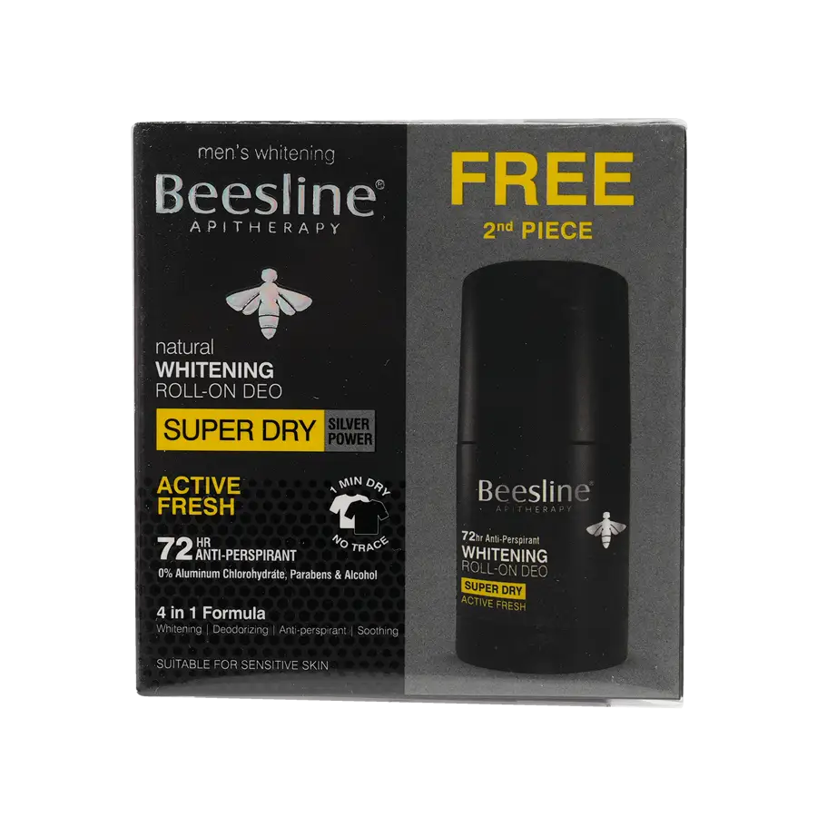BEESLINE OFFER-WHITENING ROLL ON DEO 72H ACTIVE FRESH(1 + 1)