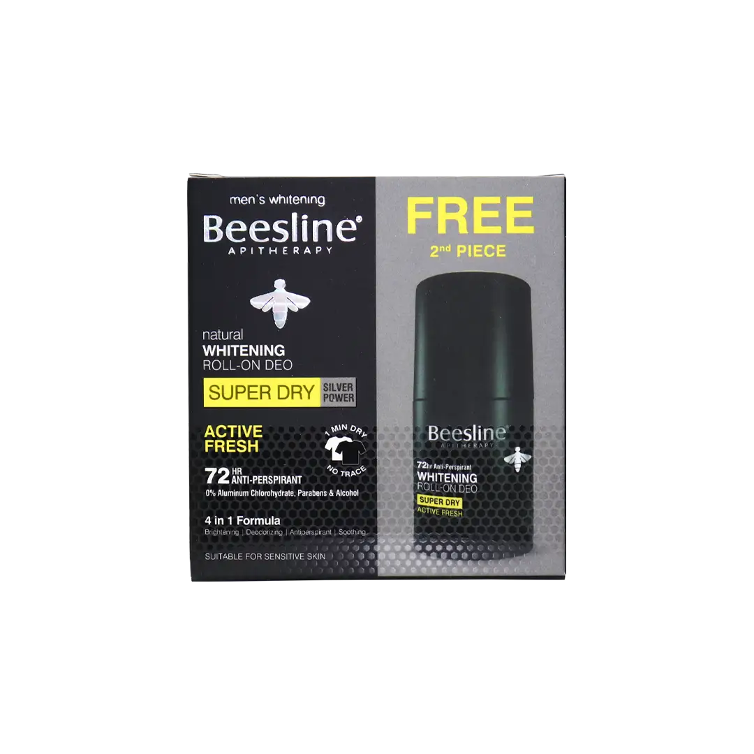 BEESLINE OFFER-WHITENING ROLL ON DEO 72H ACTIVE FRESH(1 + 1)