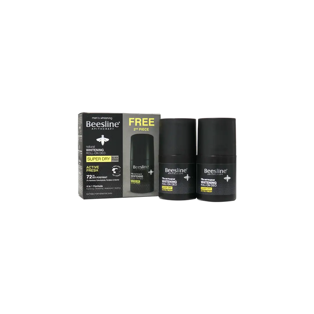 BEESLINE OFFER-WHITENING ROLL ON DEO 72H ACTIVE FRESH(1 + 1)