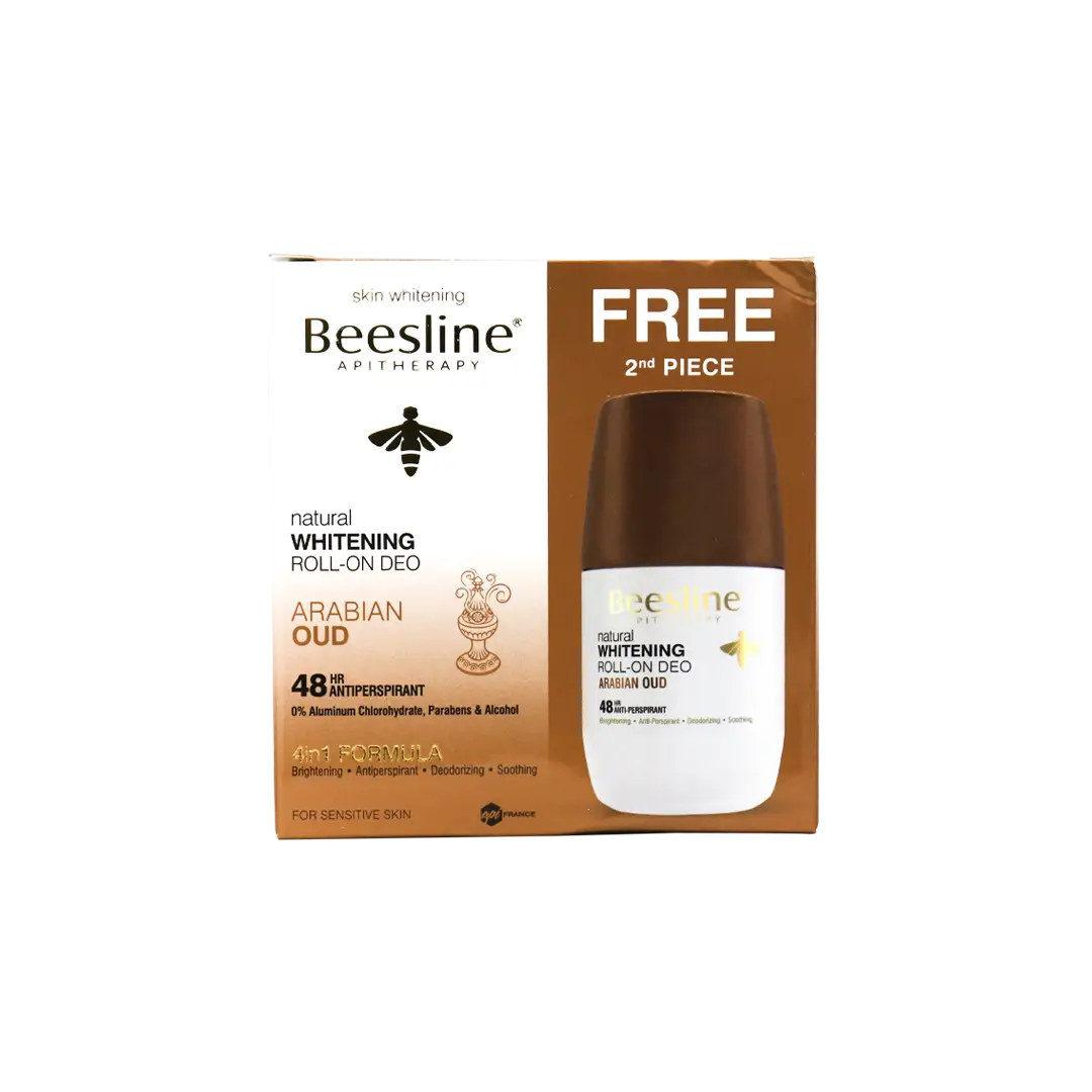 BEESLINE OFFER-WHITENING ROLL ON DEO 48H ARABIAN OUD (1 + 1)