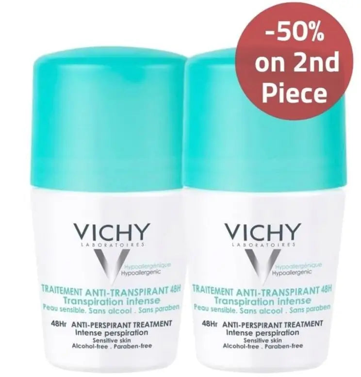VICHY DEO ROLL OFFER-INTENSE GREEN 48H (1+1)