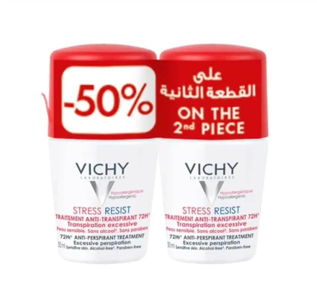VICHY DEO ROLL OFFER-STRESS RESIST RED 72H (1 + 1)