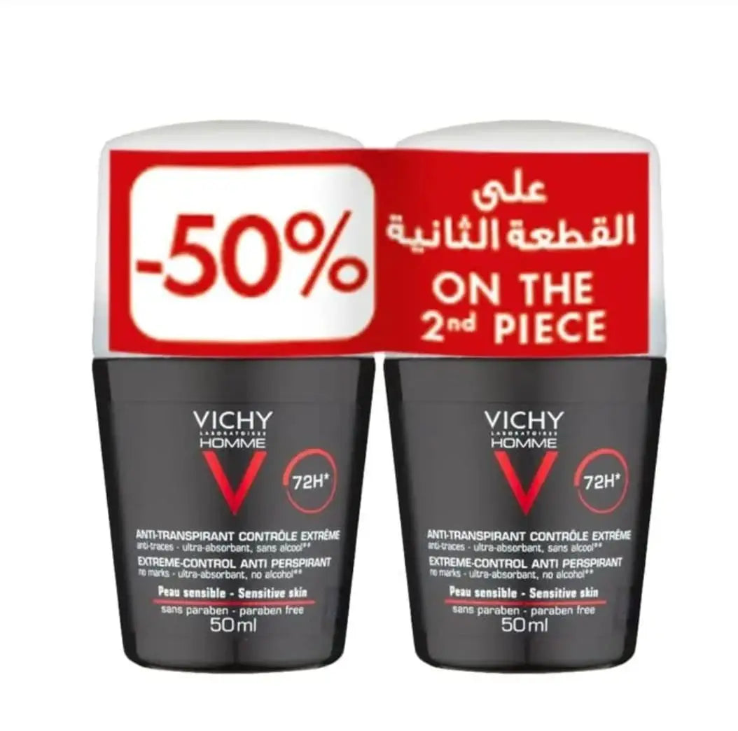VICHY DEO ROLL OFFER-EXTREME CONTROL 72H (1 + 1)