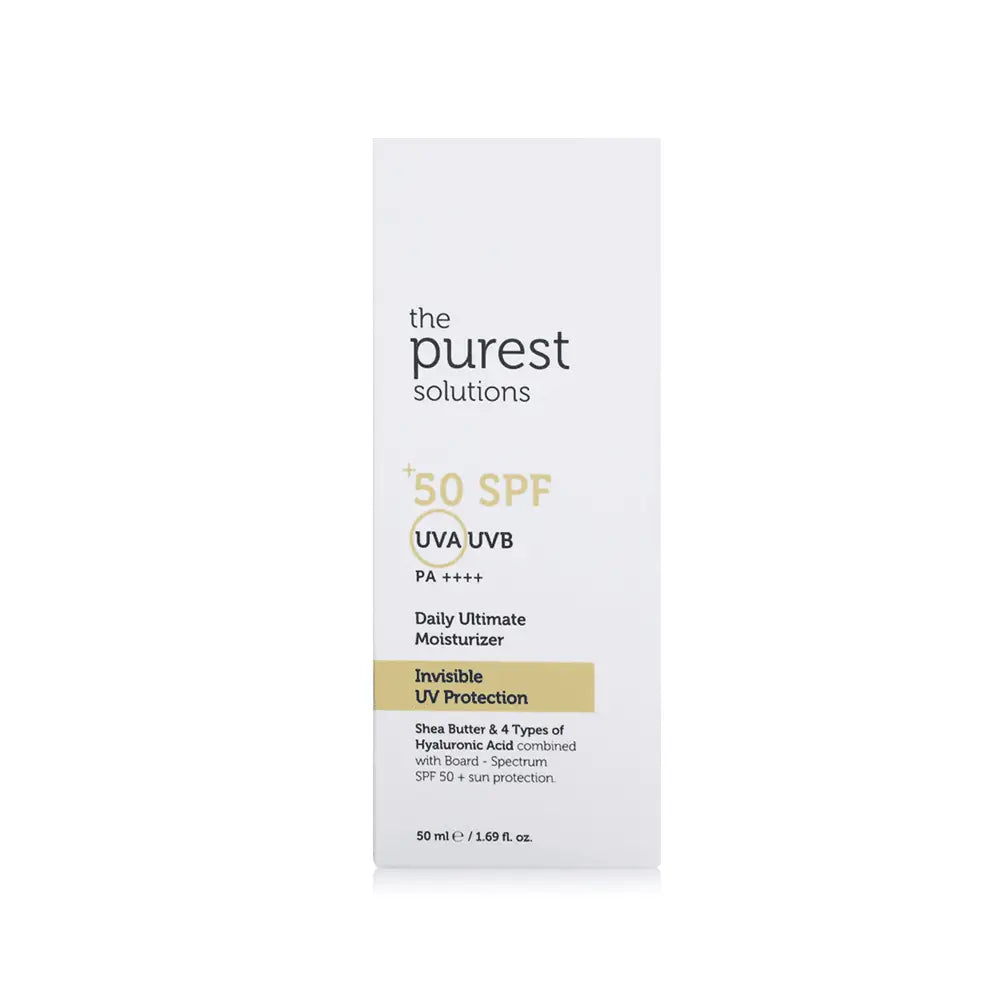 THE PUREST SOLUTIONS SPF50 + INVISIBLE ULTIMATE MOIST. 50ML