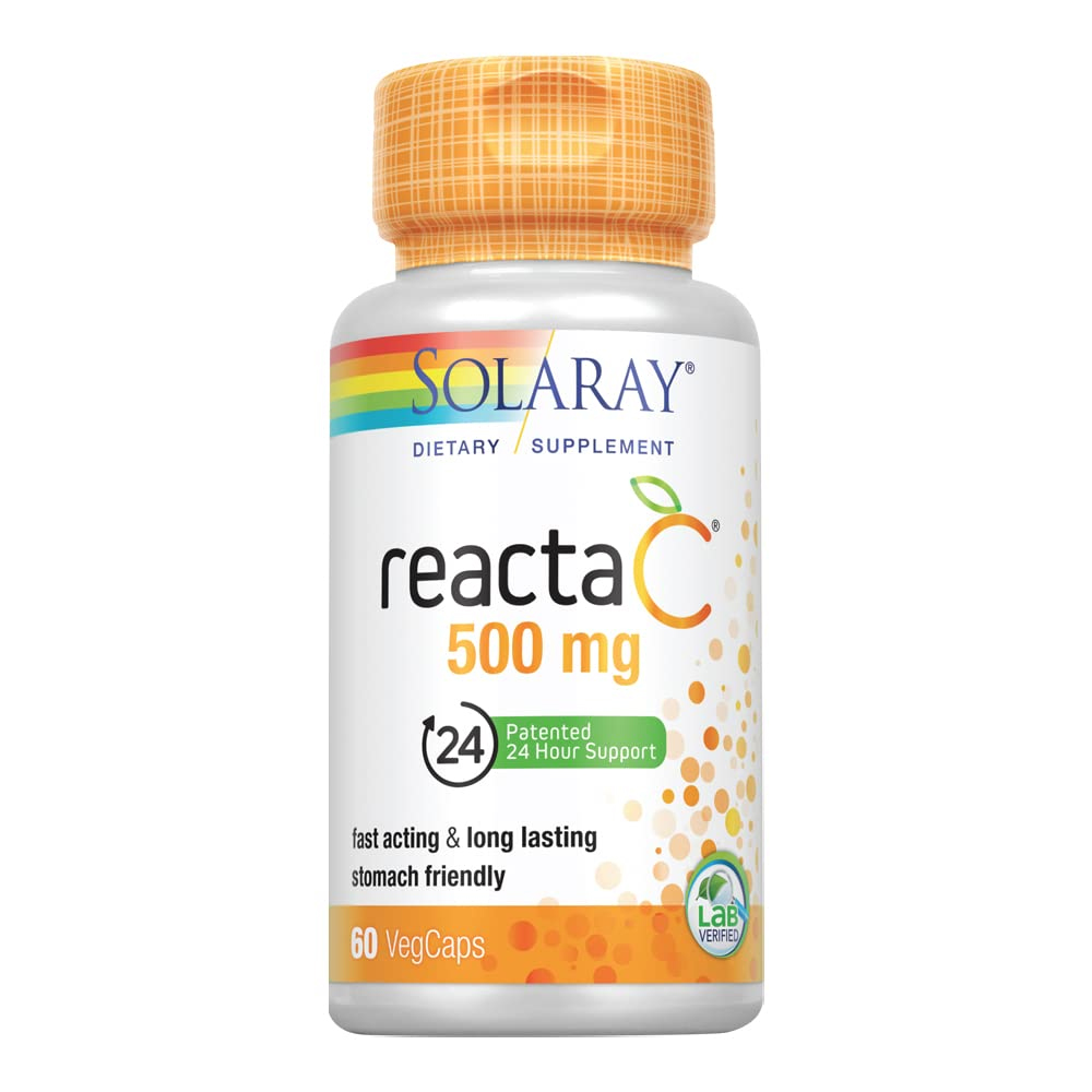 SOLARAY REACTA C 500MG 60 VEGCAPS