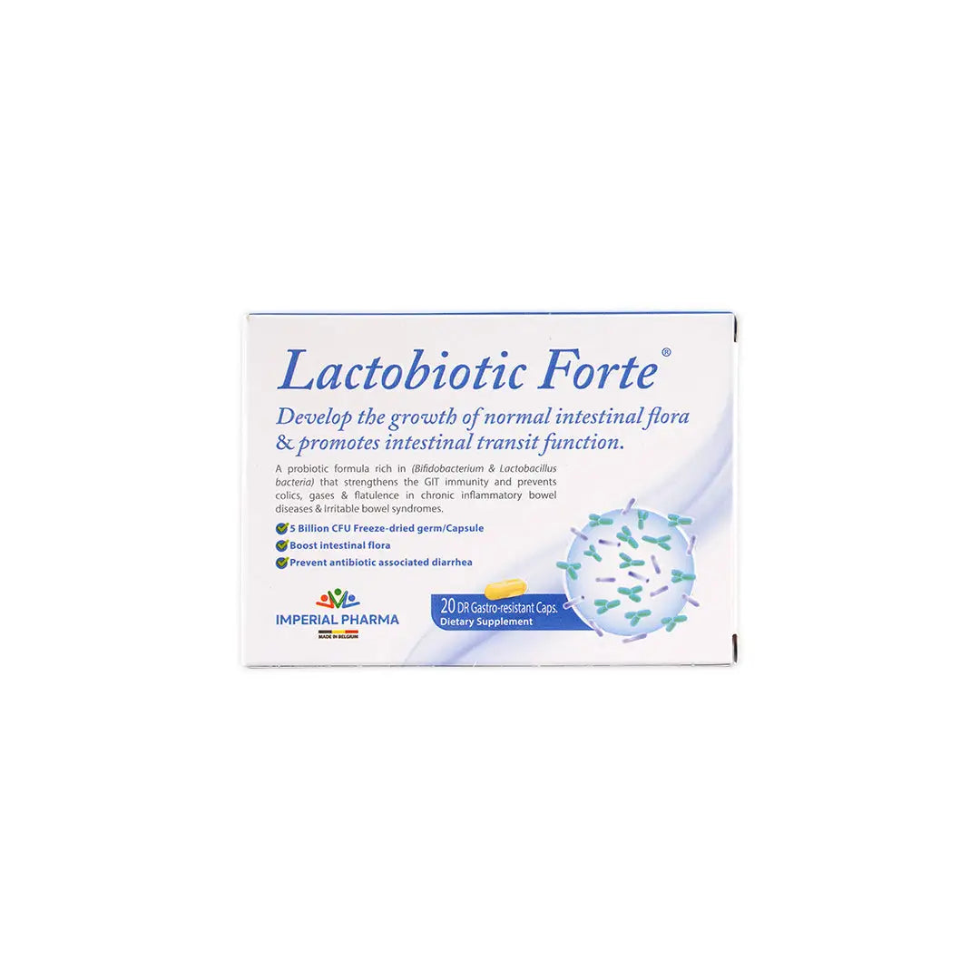 LACTOBIOTIC FORTE 20 CAPSULES