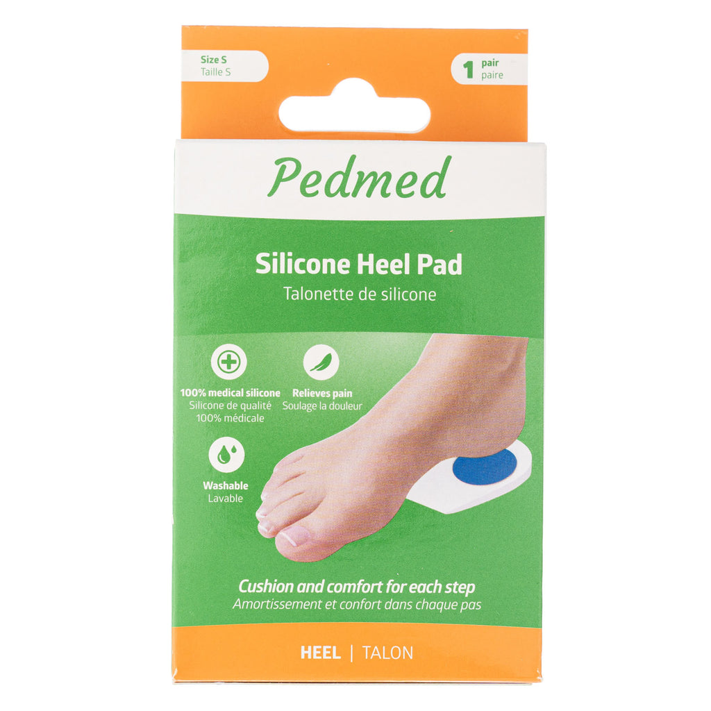 PEDMED SILICONE HEEL PAD 1 PAIR SIZE-S (F-00031-01CPZ)