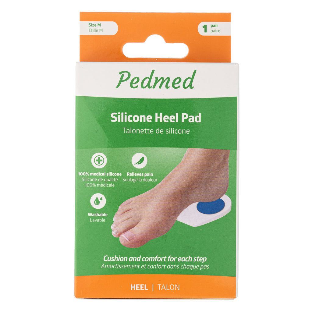 PEDMED SILICONE HEEL PAD 1 PAIR SIZE-M (F-00031-02CPZ)