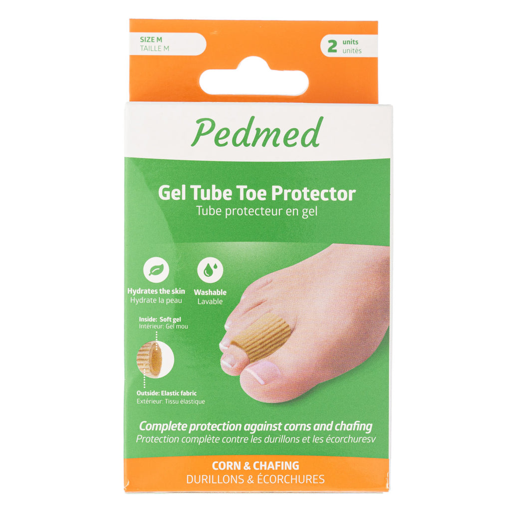 PEDMED GEL TUBE TOE PROTECTOR 2 UNITS SIZE-M (F-00050-04CPZ)