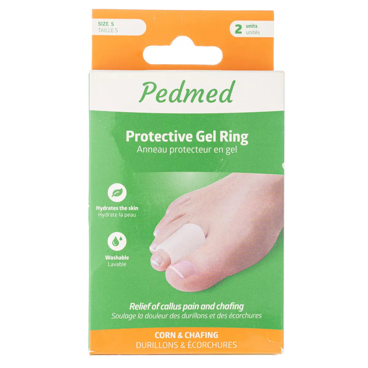 49666-Pedmed Protective Gel Ring 2 Units Size-S (F-00041-01Cpz)
