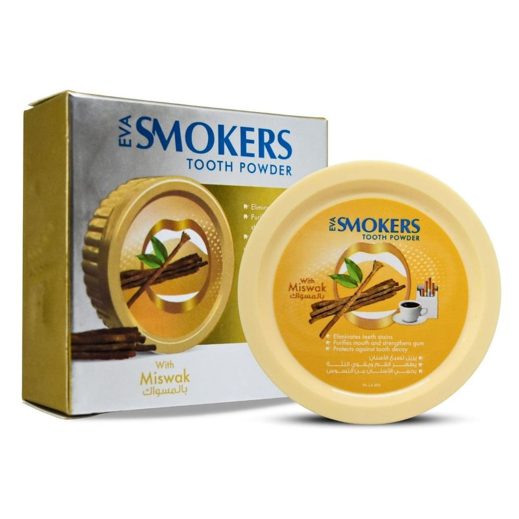 Eva Smokers Tooth Powder With Miswak 40g