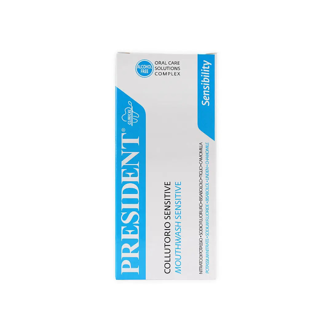 49680-President Sensitive Mouthwash 200ml +2