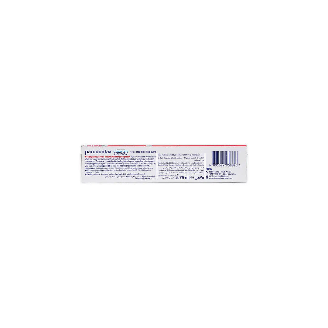 Parodontax Complete Protection Whitening Toothpaste 75ml