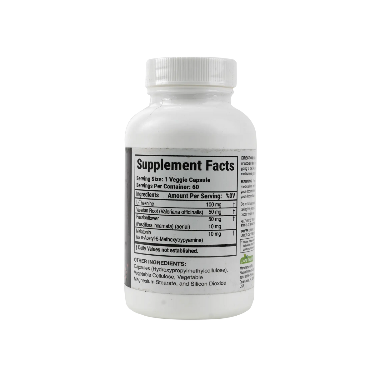 49688-Pure Health Pure Sleep Zone 60 Veg Capsules +1