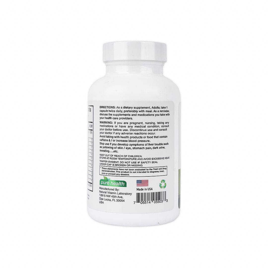 PURE HEALTH PURE ACAI WITH GREEN TEA 60 VEG CAPSULES