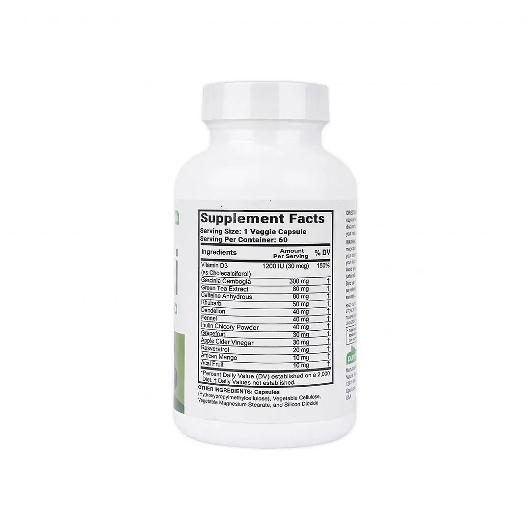PURE HEALTH PURE ACAI WITH GREEN TEA 60 VEG CAPSULES