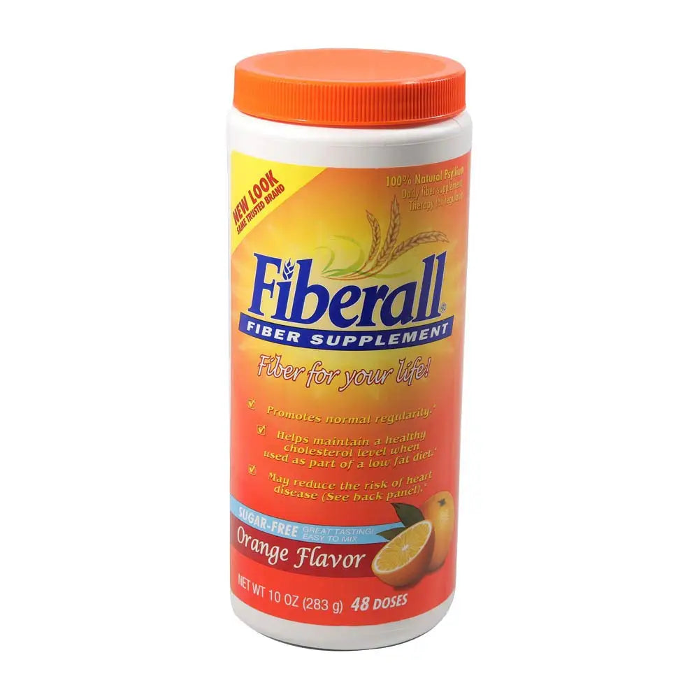 FIBERALL FIBER SUPPLEMENT SUGAR FREE 283G-ORANGE FLAVOR