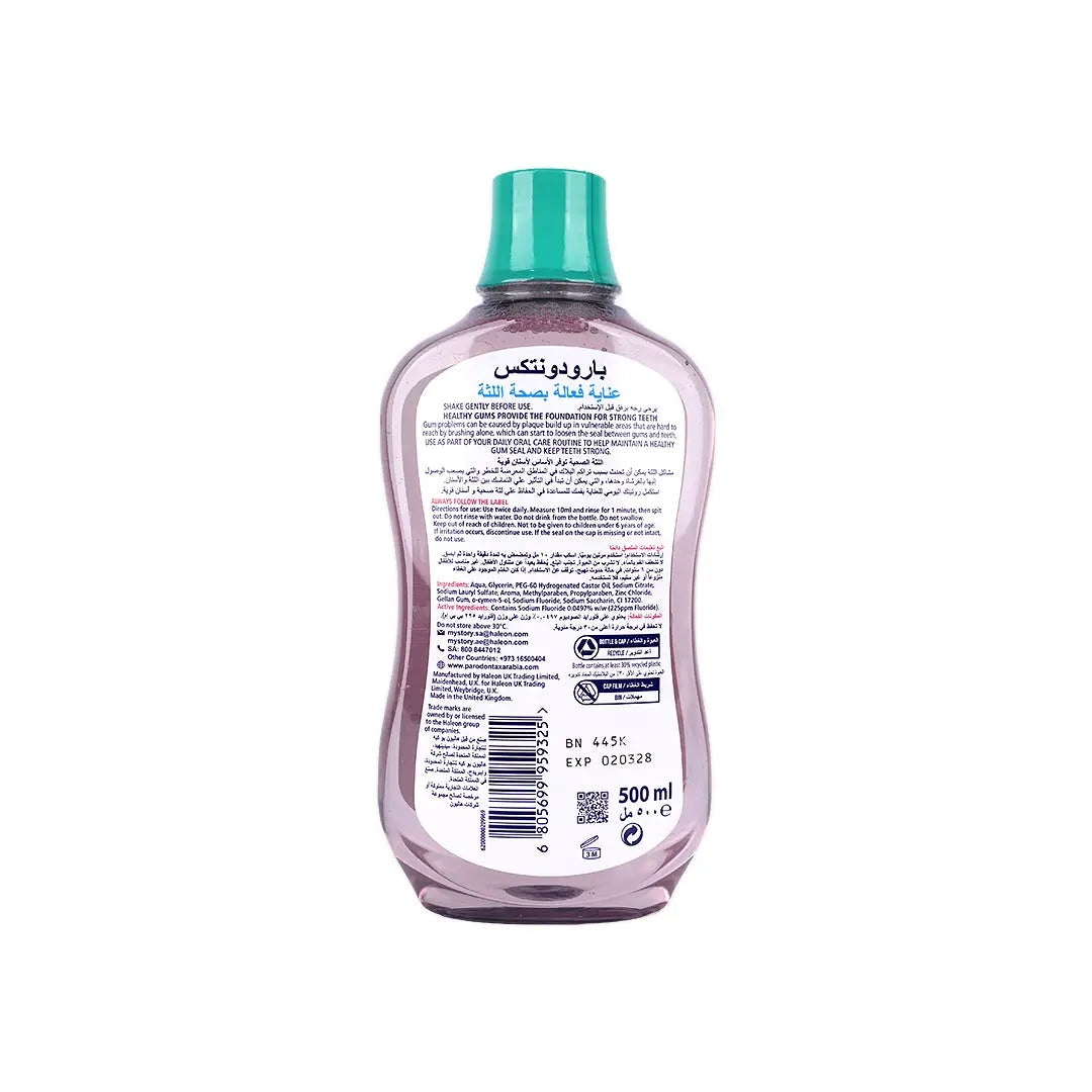 Parodontax Daily Gum Care Fresh Mint Mouthwash 500ml-GS357+1