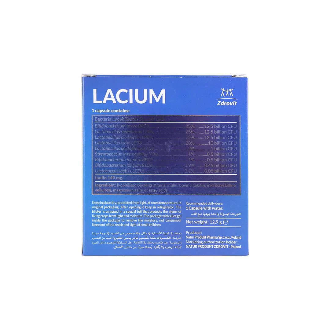 ZDROVIT LACIUM 50 BILLION CFU 30 CAPSULES