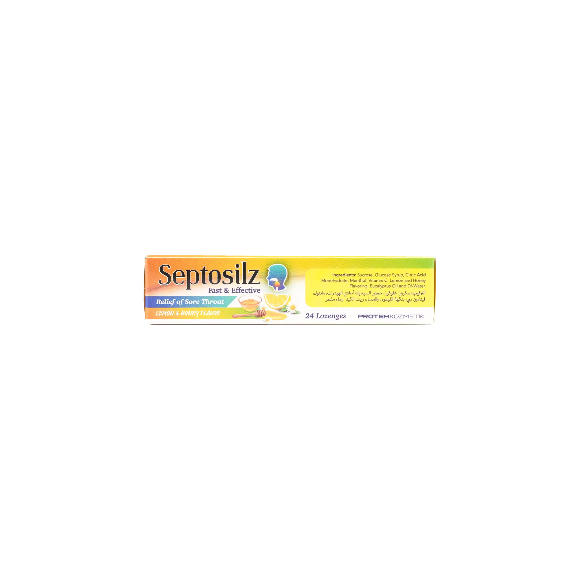 SEPTOSILZ LEMON & HONEY 24 LOZENGES
