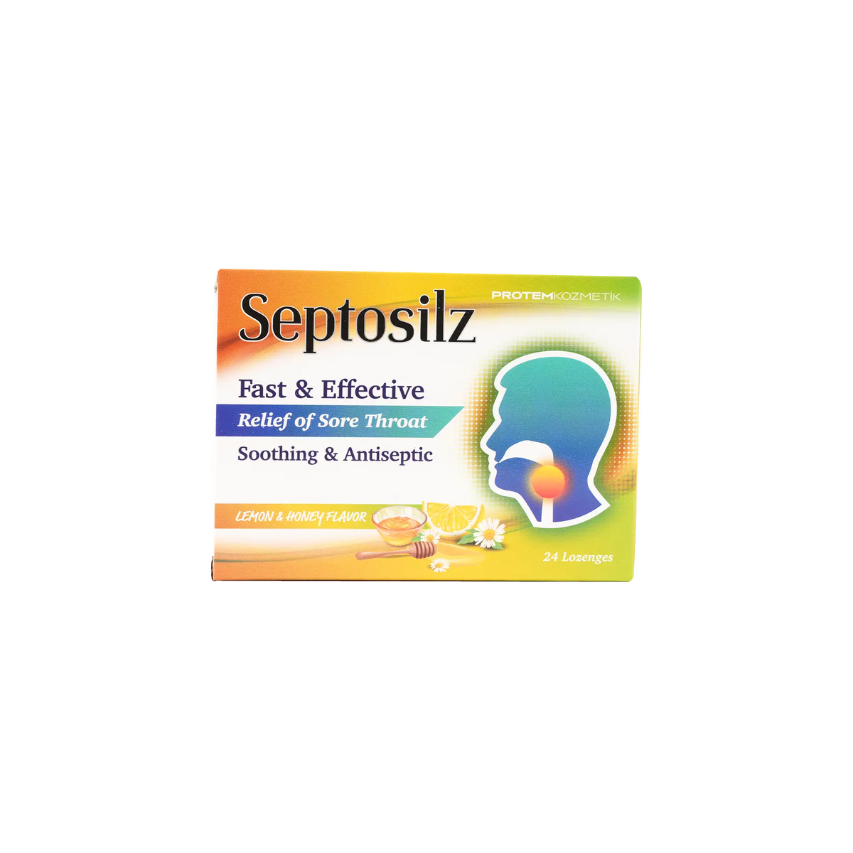 49729-Septosilz Lemon & Honey 24 Lozenges